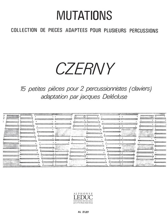15 Petites Pièces | Carl Czerny | Percussions