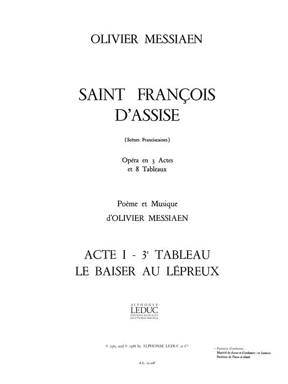 Saint François d'Assise (Act 1, Scene 3) | Olivier Messiaen
