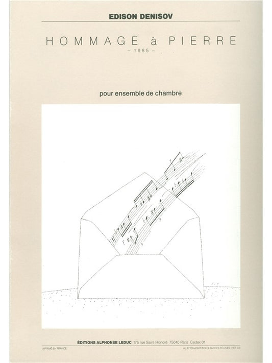 Hommage à Pierre | Edison Denisov | Flûte
