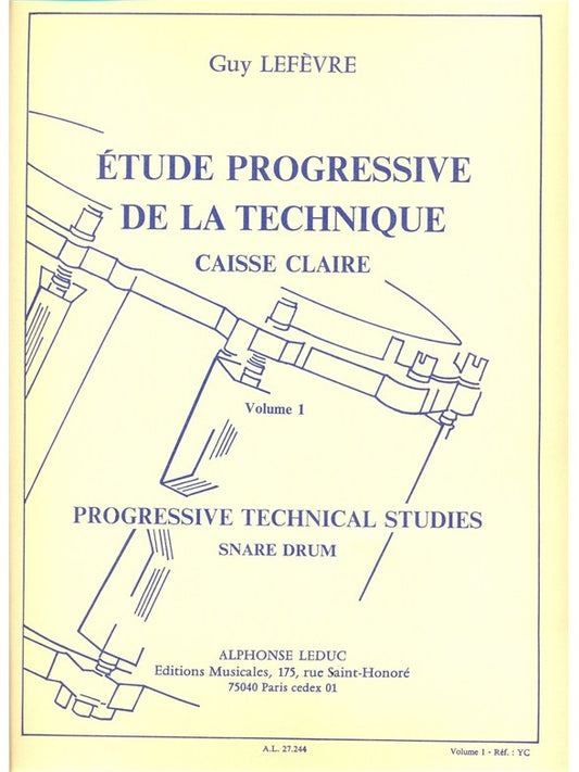 Étude Progressive de la Technique Volume 1 | Guy Lefèvre