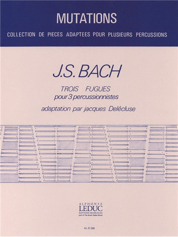 3 Fugues | Johann Sebastian Bach | Marimba