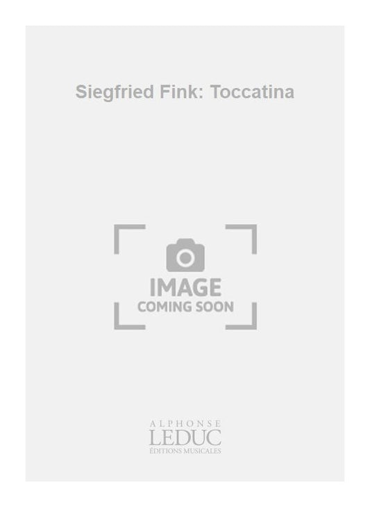 Siegfried Fink: Toccatina | Ensemble de percussions