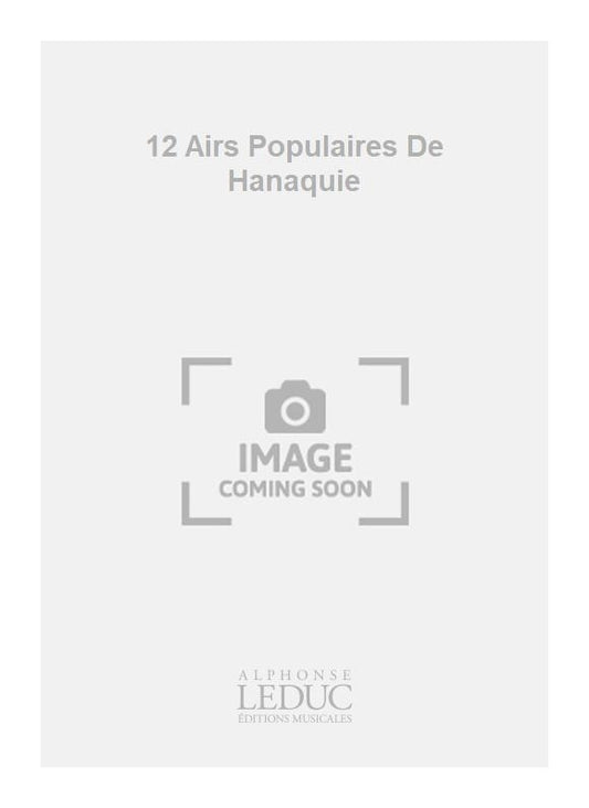 12 Airs Populaires De Hanaquie | Klapil | Flûte à bec