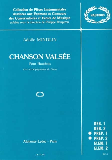 Chanson Valsée | Adolfo Mindlin | Hautbois