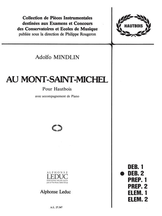 Au Mont Saint Michel | Adolfo Mindlin | Hautbois