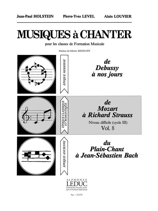 Musiques à Chanter Vol 8 De Mozart à R. Strauss | Pierre-Yves Level