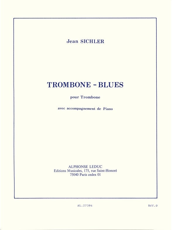 Trombone Blues | J. Sichler