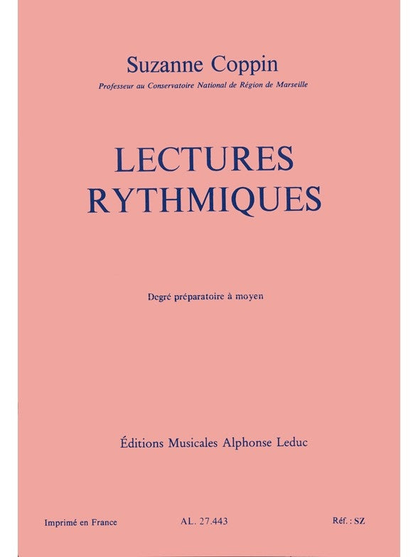Lectures Rythmiques Degre Préparatoire A Moyen | Coppin