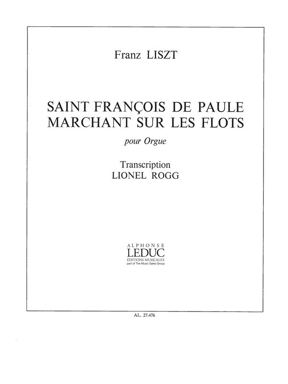 2 Légendes No.2 | Franz Liszt | Orgue