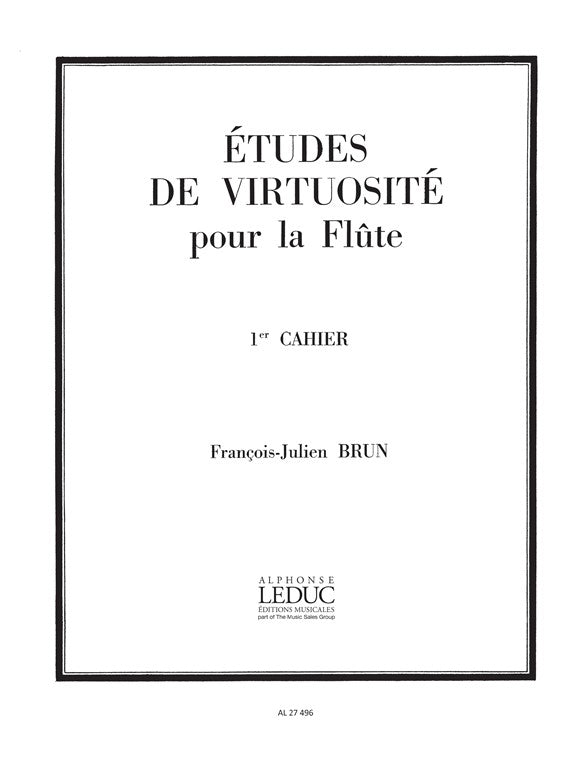 Études De Virtuosité | François Julien Brun | Flûte