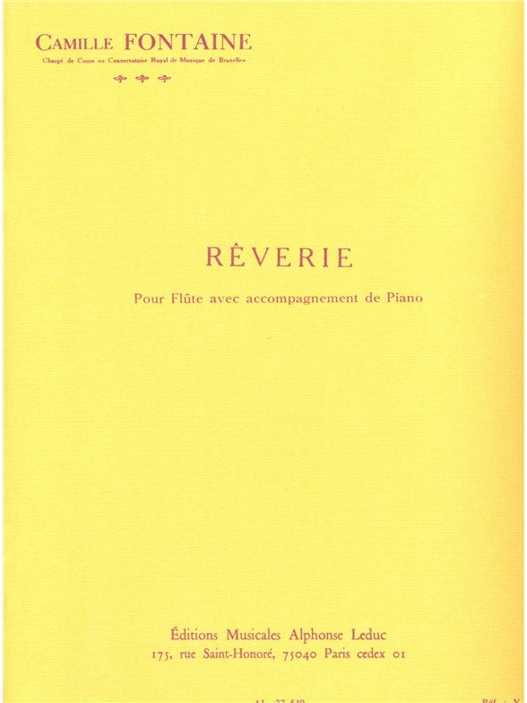 C. Fontaine: Rêverie | C. Fontaine | Flûte