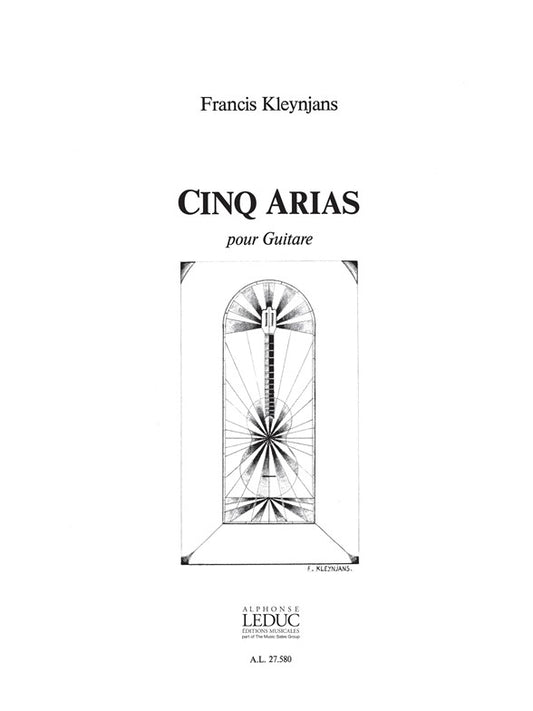 5 Arias Op.69 | Francis Kleynjans | Guitare