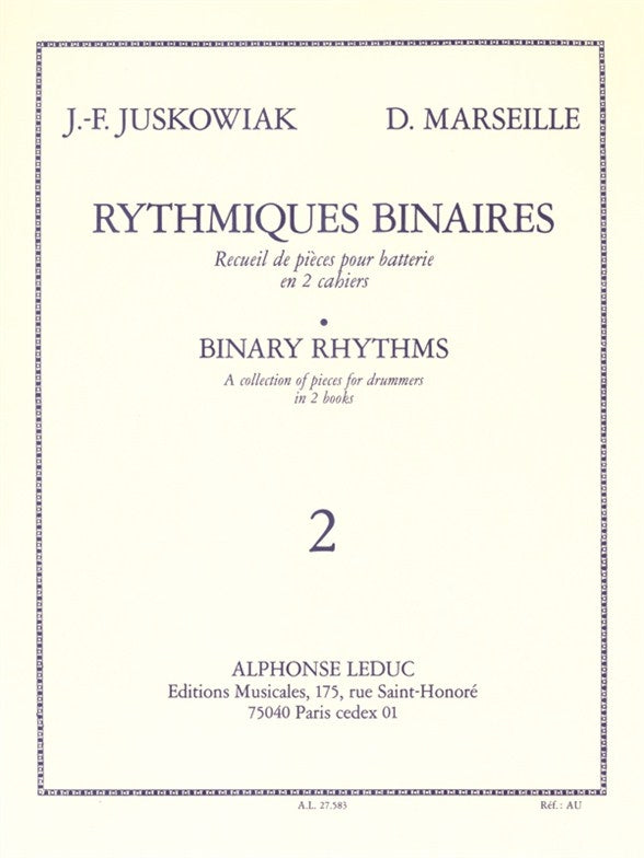 Rythmiques Binaires, 2 | Jacques-François Juskowiak