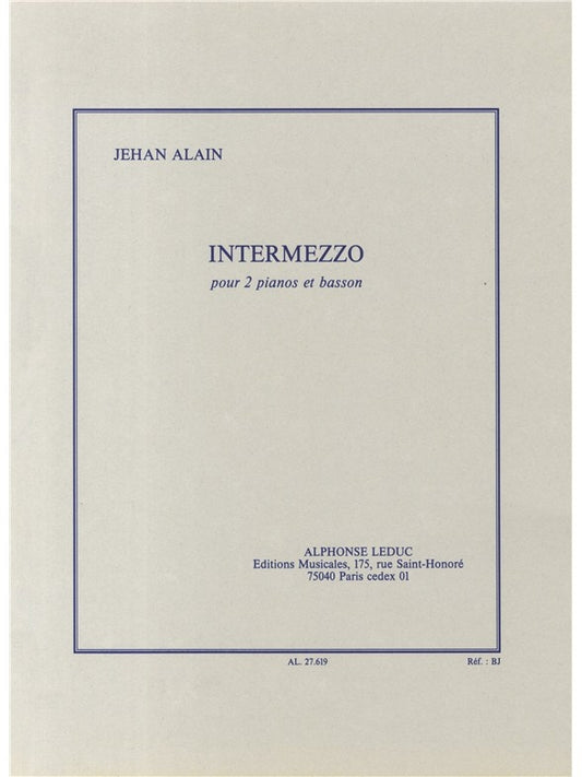 Intermezzo | Jehan Alain | Basson