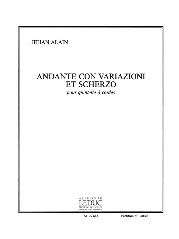 Andante con variazioni et Scherzo | Jehan Alain