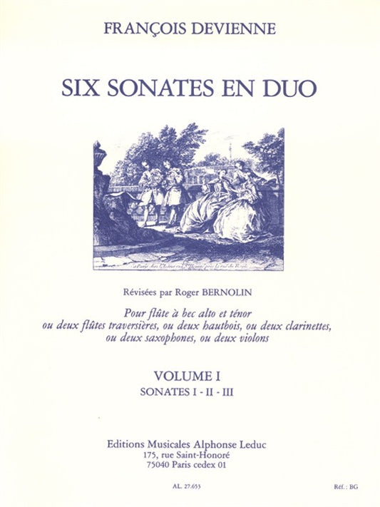 6 Sonates en Duo - Vol.1 | François Devienne | Flûte