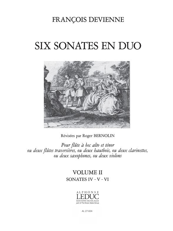 François Devienne: 6 Sonates en Duo Vol.2 | Flûte