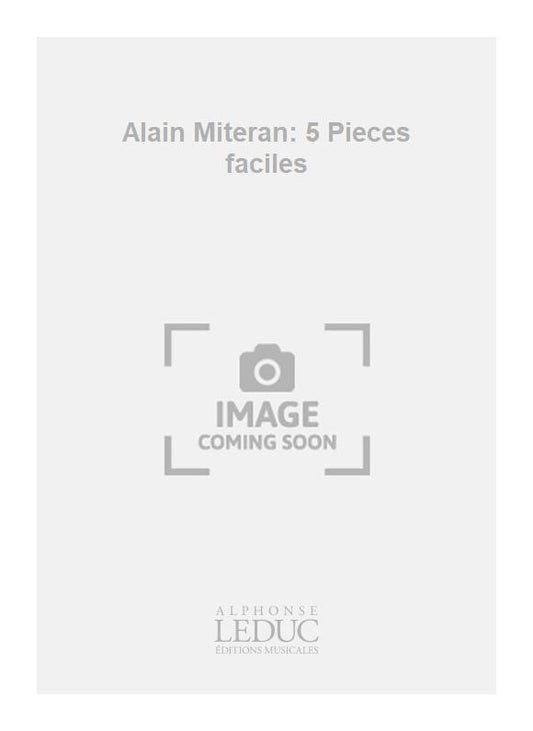 Alain Miteran: 5 Pièces faciles | Flûte à bec