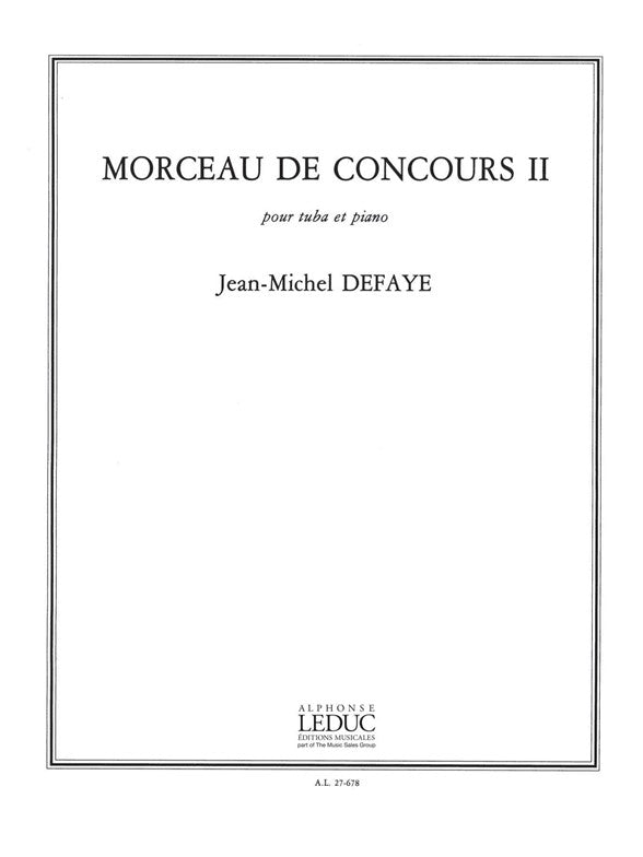 Morceau De Concours Ii | Jean-Michel Defaye | Tuba