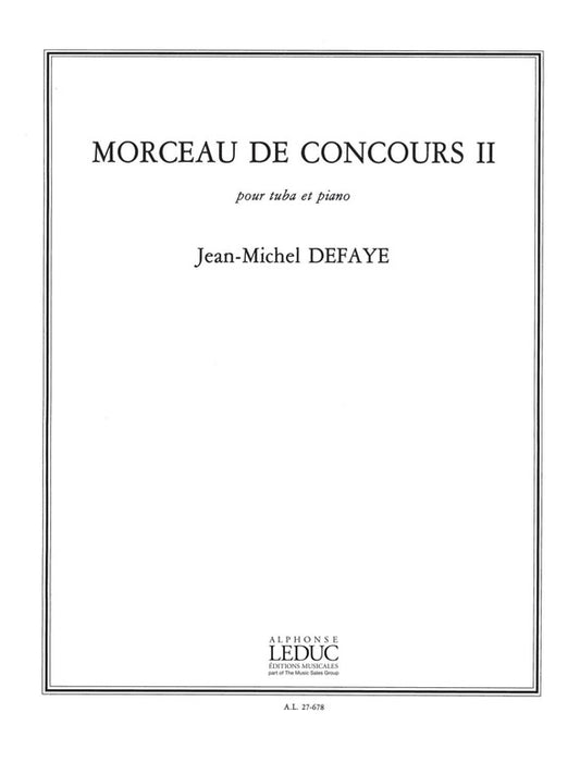 Morceau De Concours Ii | Jean-Michel Defaye | Tuba