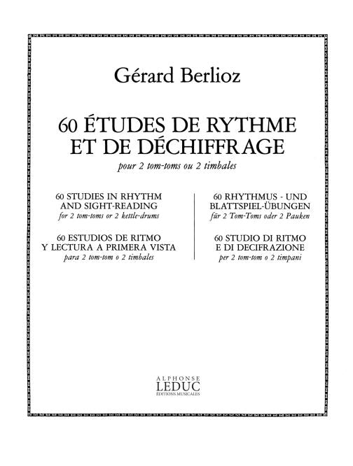 60 Études de Rythme et de Déchiffrage | Gérard Berlioz