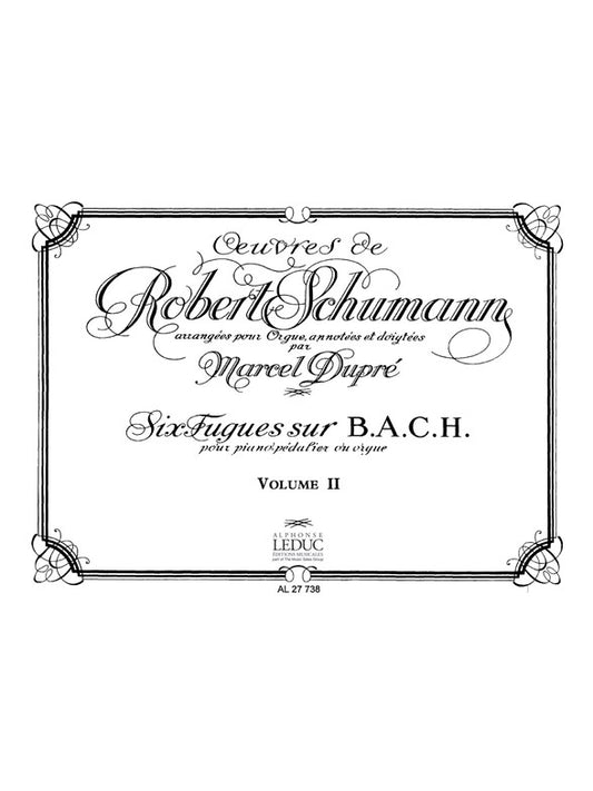 Œuvres pour orgue et piano à pédalier - Volume 2 | Robert Schumann