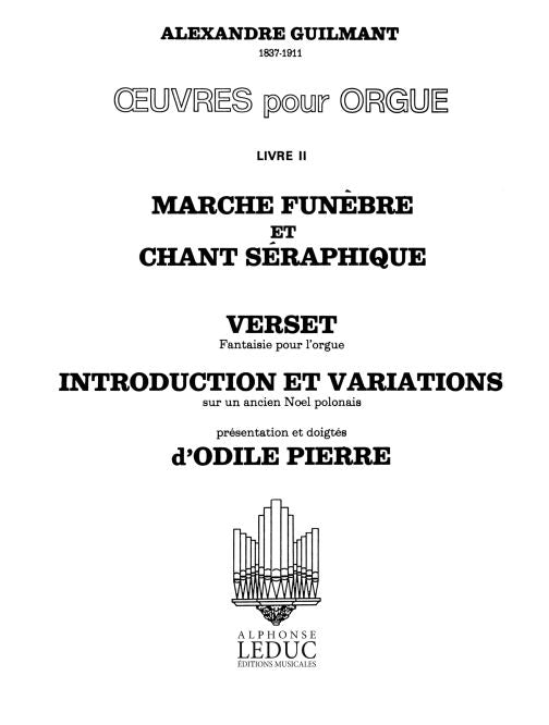 Œuvres pour Orgue Vol.2 | Alexandre Guilmant