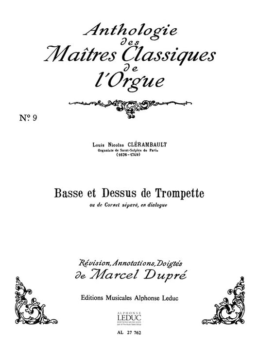 Basse Et Dessus De Trompette | Louis-Nicolas Clérambault