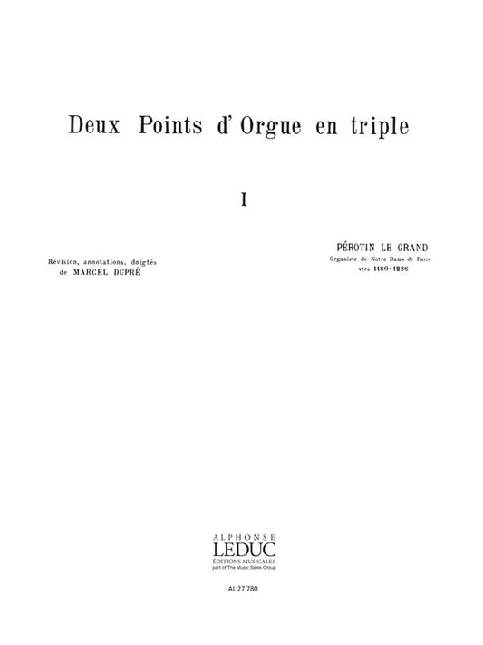 2 Points D'Orgue En Triple | Perotin