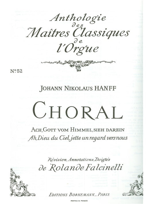 Choral:Ach Gott Vom Himmel Sie | Hanff | Orgue