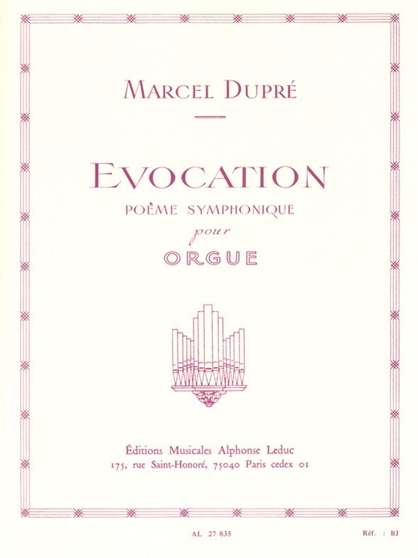 Évocation Opus 37 | Marcel Dupré | Orgue
