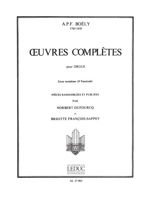 Œuvres Complètes Livre 3 - 3e fascicule | Alexandre Pierre François Boely