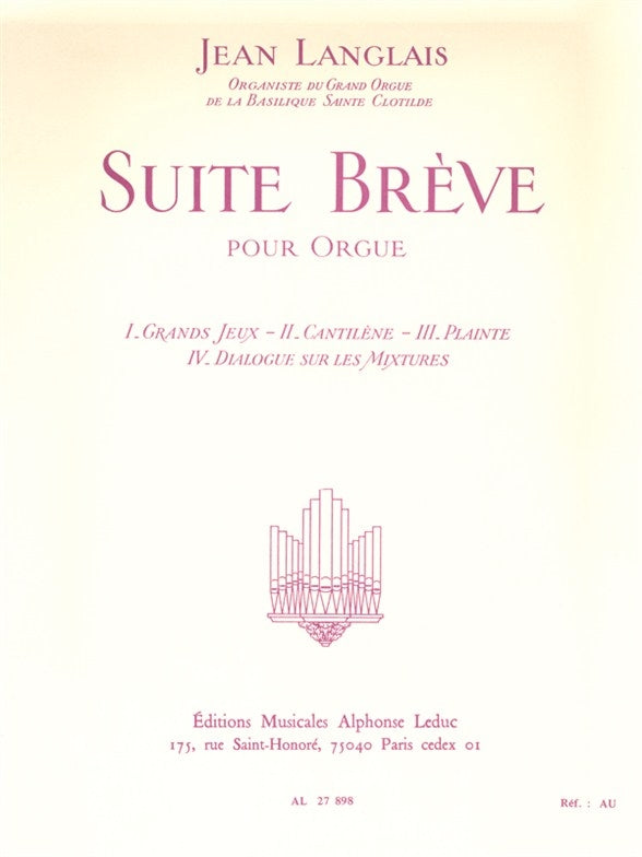 Suite Brève pour Orgue | Jean Langlais