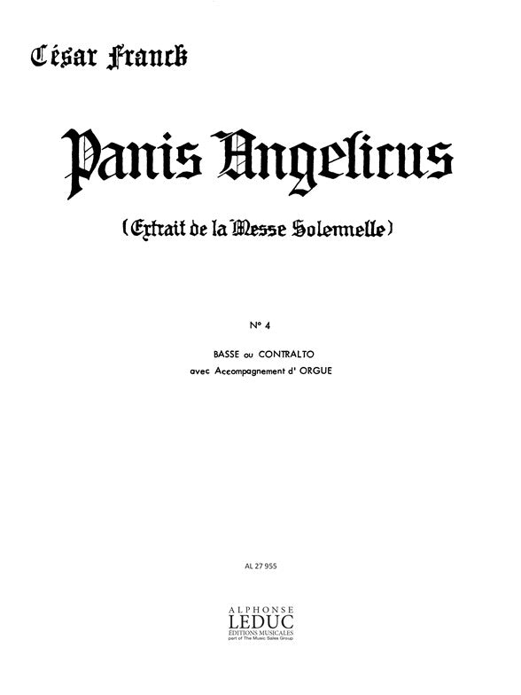 Panis angelicus | César Franck | Voix | Livre | AL27955
