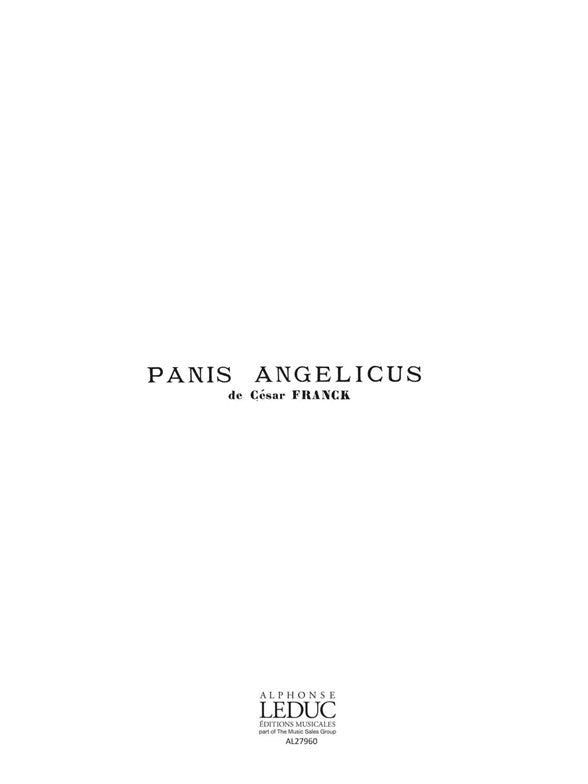 Franck Panis Angelicus No 9 Unison Voices & Organ | Chœur