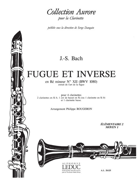 Bach Js Rougeron Fugue et Inverse 4 Clarinets | Clarinette