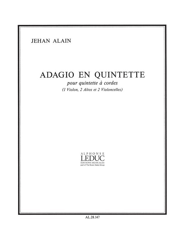 Adagio En Quintette -Strings | Jehan Alain | Violon