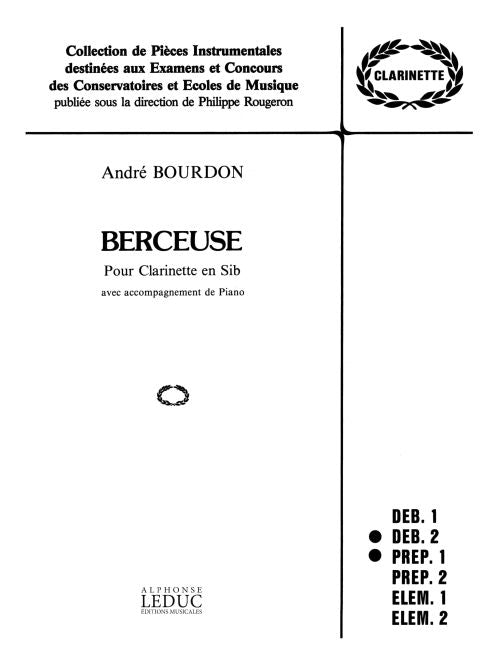 Berceuse | A. Bourdon | Clarinette