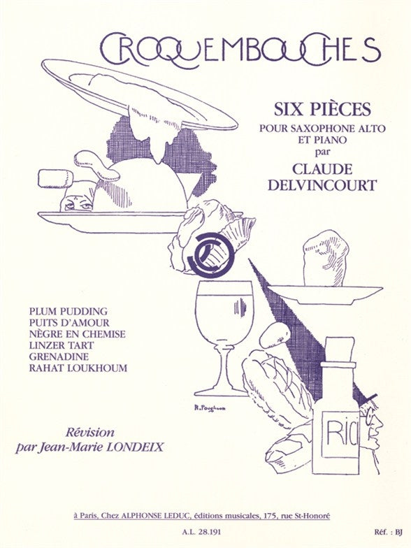 Croquembouches | Claude Delvincourt | Saxophone