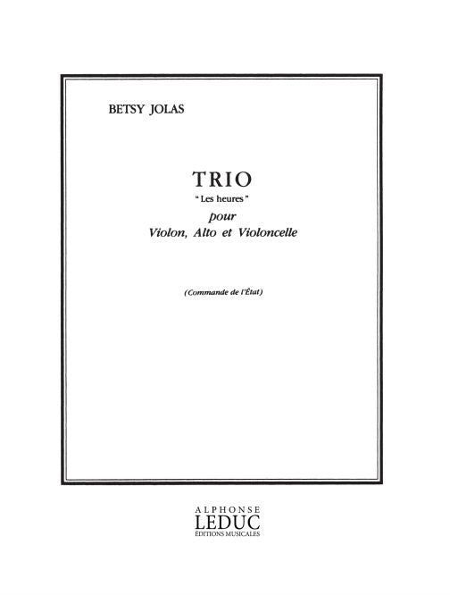Trio 'Les Heures' | Betsy Jolas