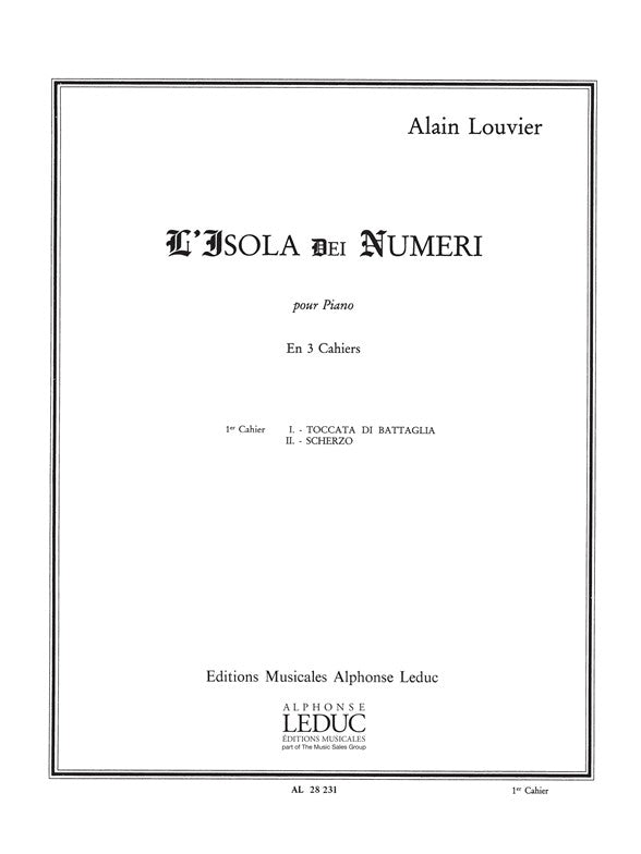 L'Isola dei Numeri Vol.1 | Louvier | Piano