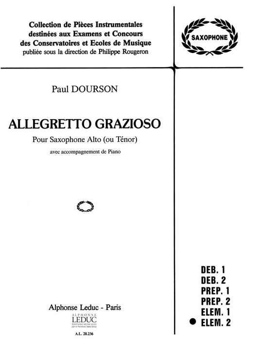 Allegretto Grazioso | Dourson | Saxophone