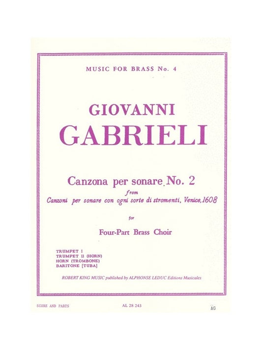 Canzona Per Sonare N02 | Andrea Gabrieli