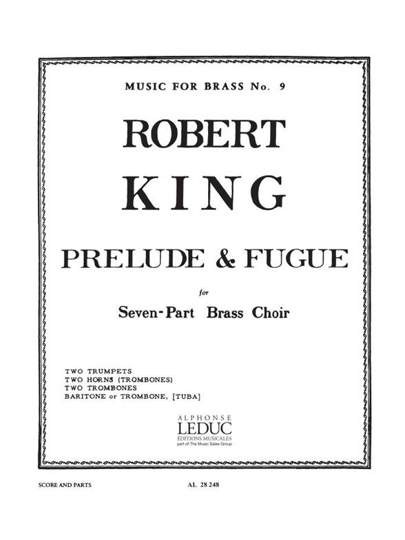 Prélude Et Fugue | Robert King | Ensemble de cuivres