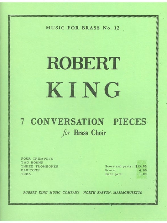 7 Conversation Pièces | Robert King | Ensemble de cuivres