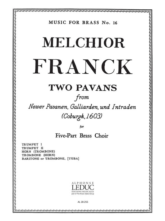 2 Pavans | M. Franck | Quintette de cuivres