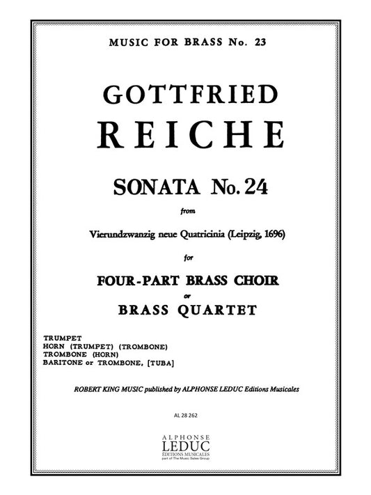 Sonata N024 | Reiche | Quatuor de cuivres