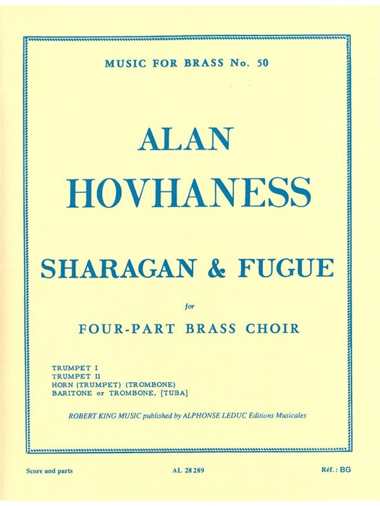 Sharagan et Fugue | Alan Hovhaness | Quatuor de cuivres