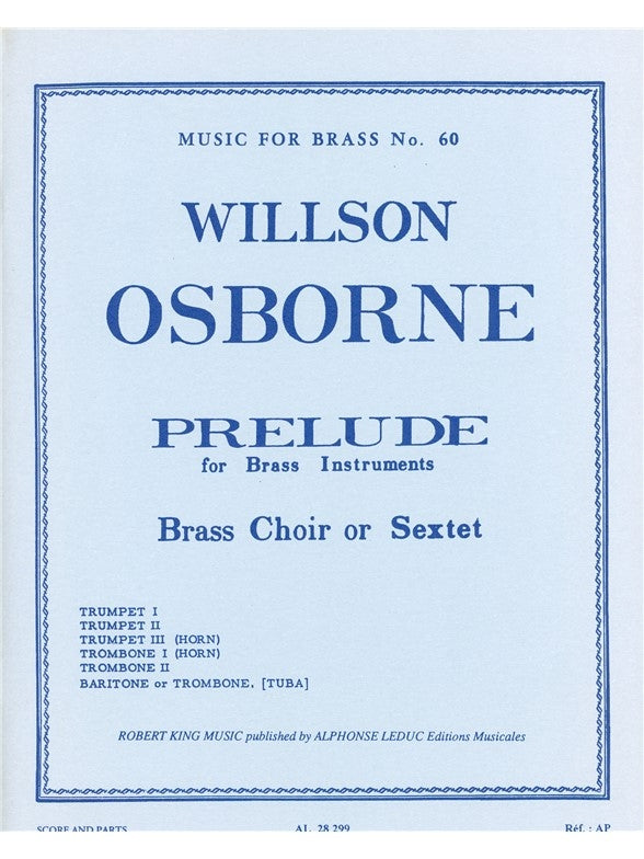 Prélude | Osborne | Ensemble de cuivres