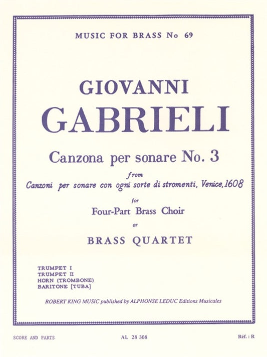 Canzona Per Sonare N03 | Andrea Gabrieli